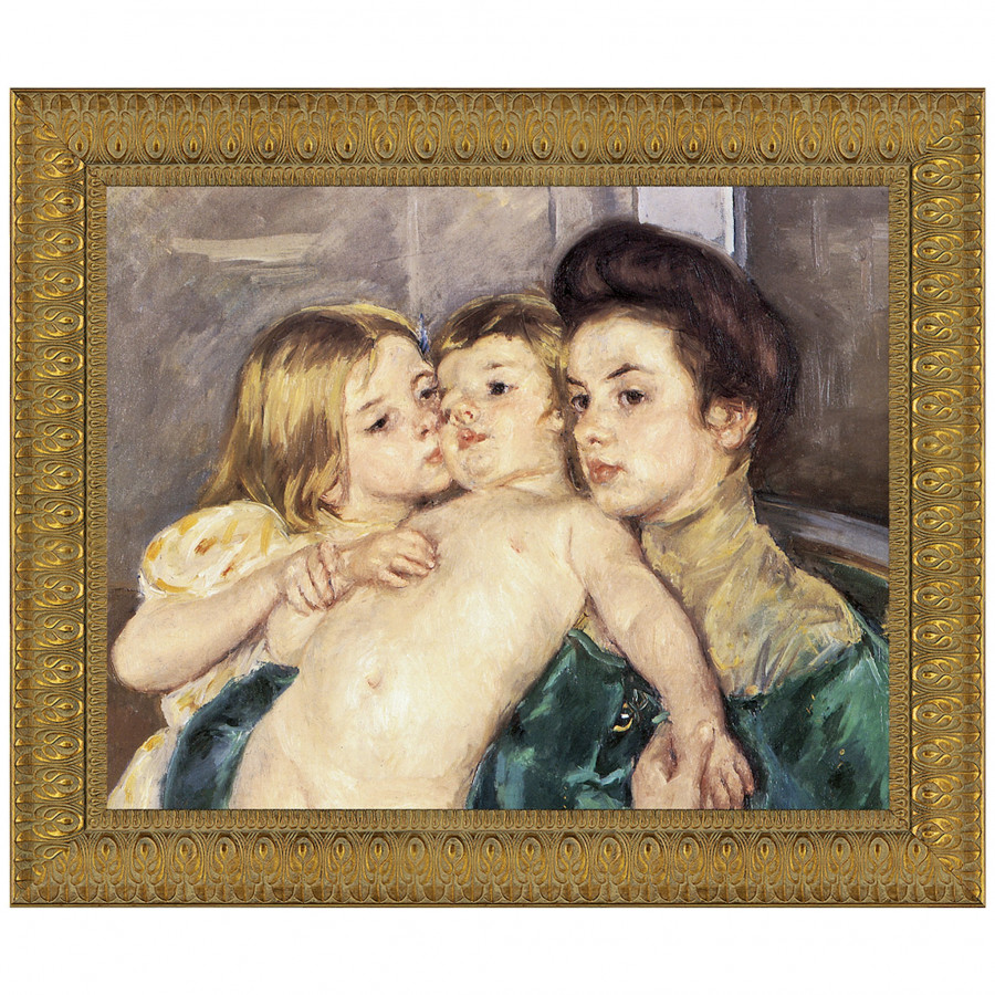 Toscano - The Caress Framed Canvas Replica Painting