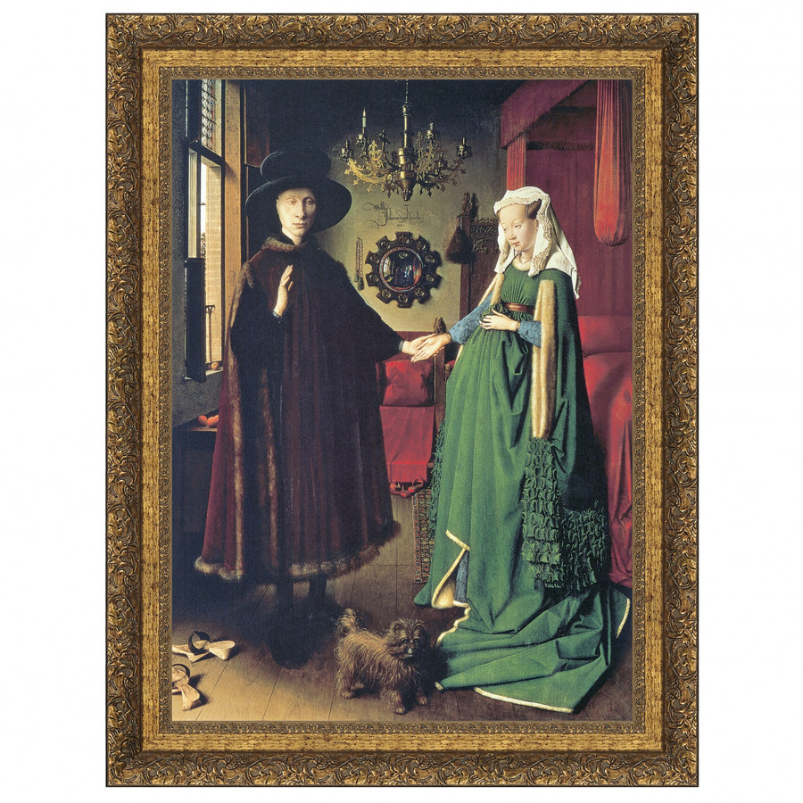 Toscano - The Arnolfini Marriage Framed Canvas Replica Painting
