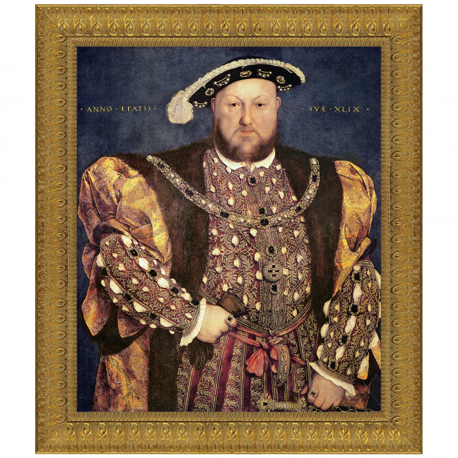 Toscano - Henry VIII Framed Canvas Replica Painting