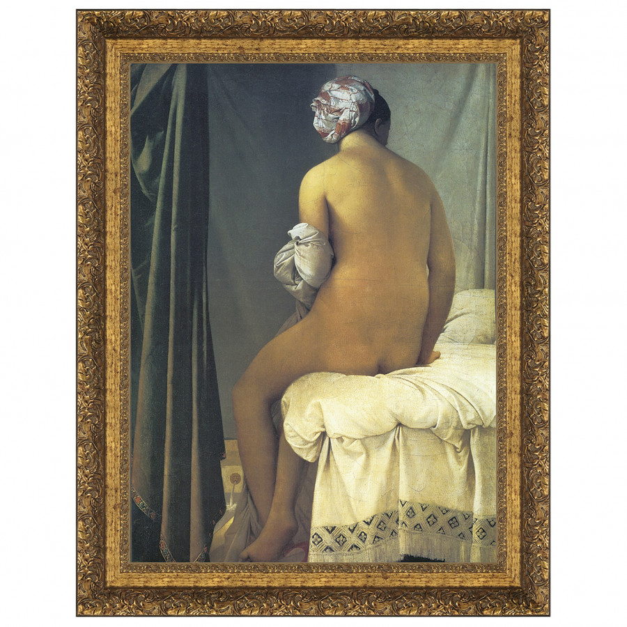 Toscano - The Valpincon Bather Framed Canvas Replica Painting