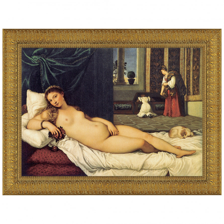 Toscano - The Venus of Urbino Framed Canvas Replica Painting