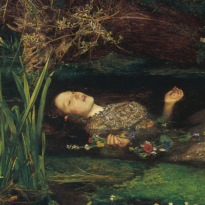 Toscano Ophelia Framed Canvas Replica Painting - Grande