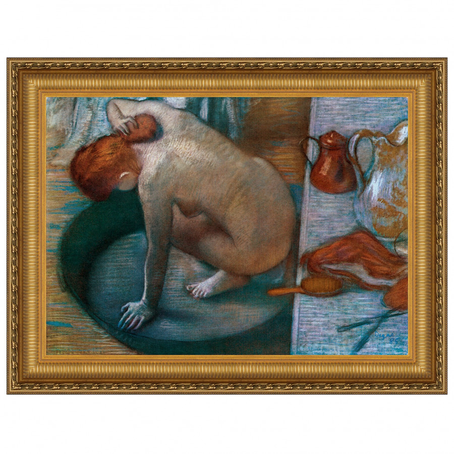 Toscano Le Tub Framed Canvas Replica Painting - Grande