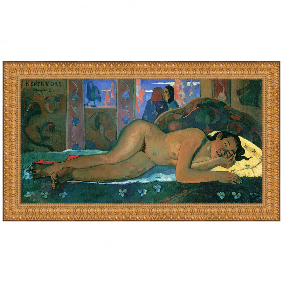Toscano - Nevermore Framed Canvas Replica Painting