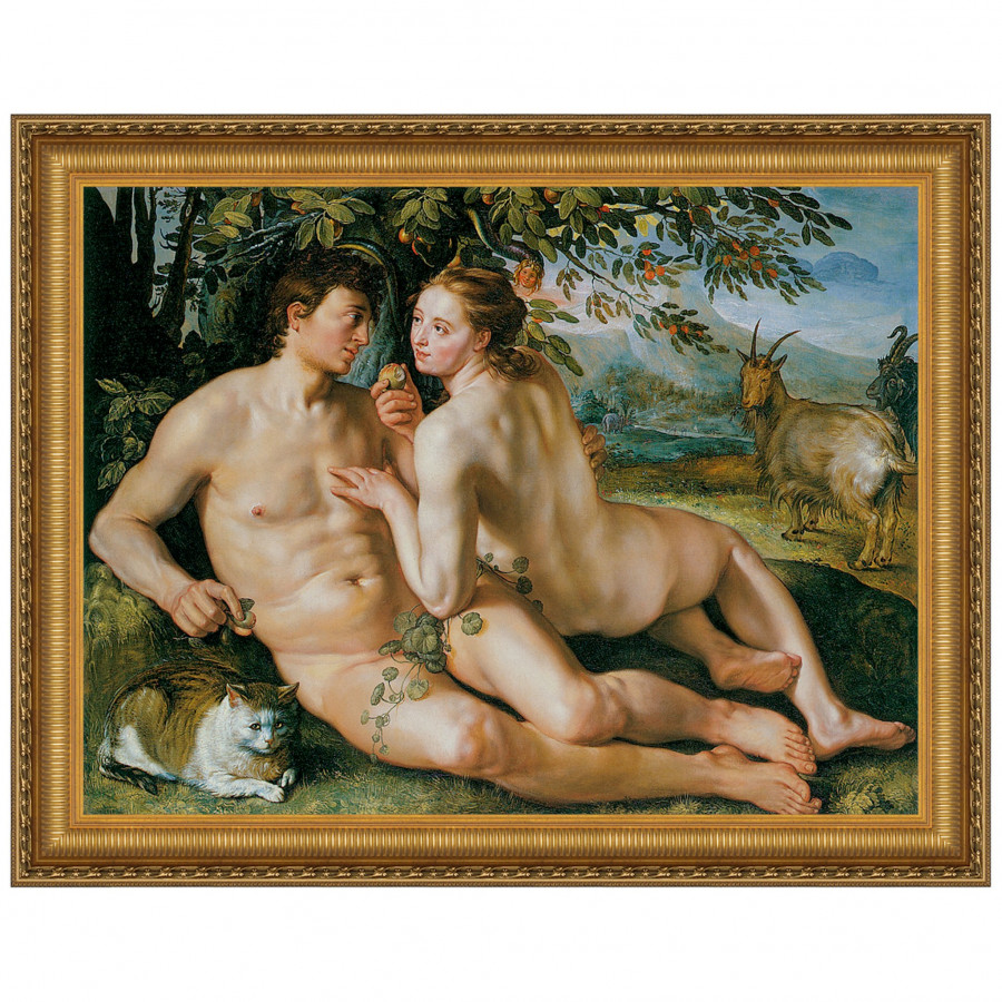 Toscano - The Fall of Man Framed Canvas Replica Painting