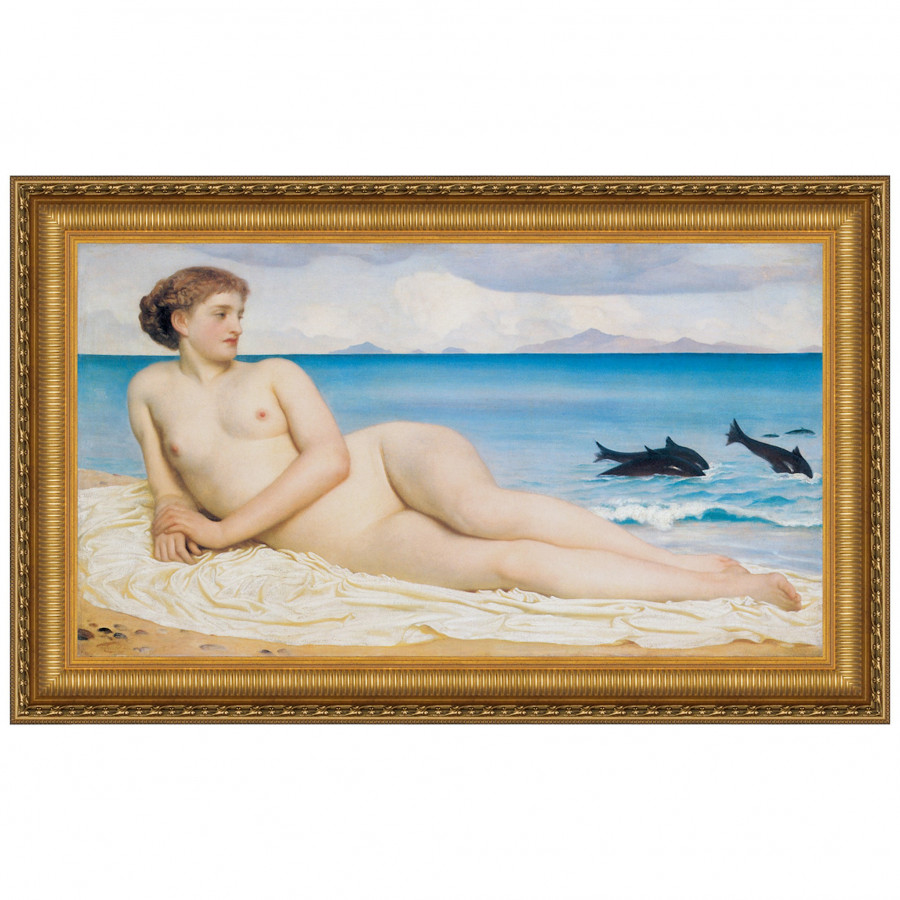 Toscano - Actaea the Nymph of the Shore Framed Canvas Replica Painting