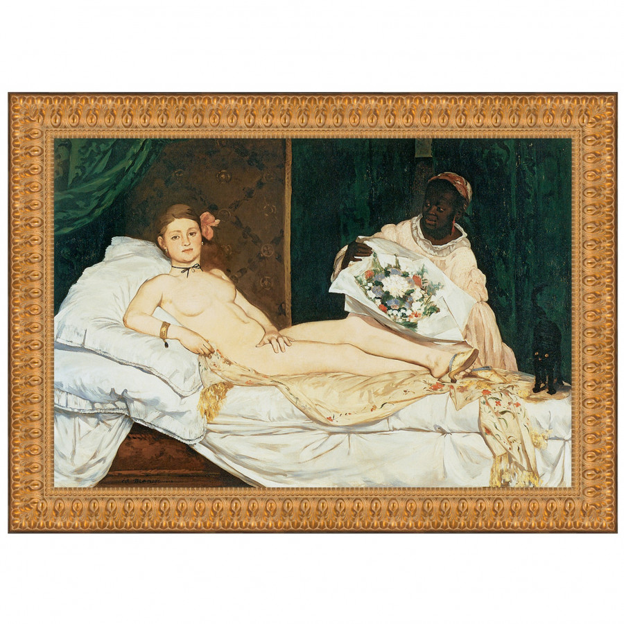 Toscano Olympia Framed Canvas Replica Painting - Large