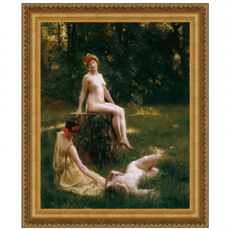 Toscano The Glade Framed Canvas Replica Painting - Grande