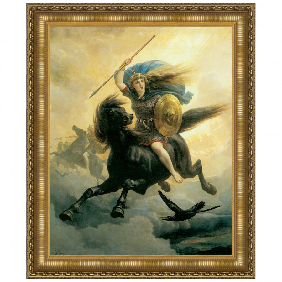 Toscano - Valkyrie Framed Canvas Replica Painting