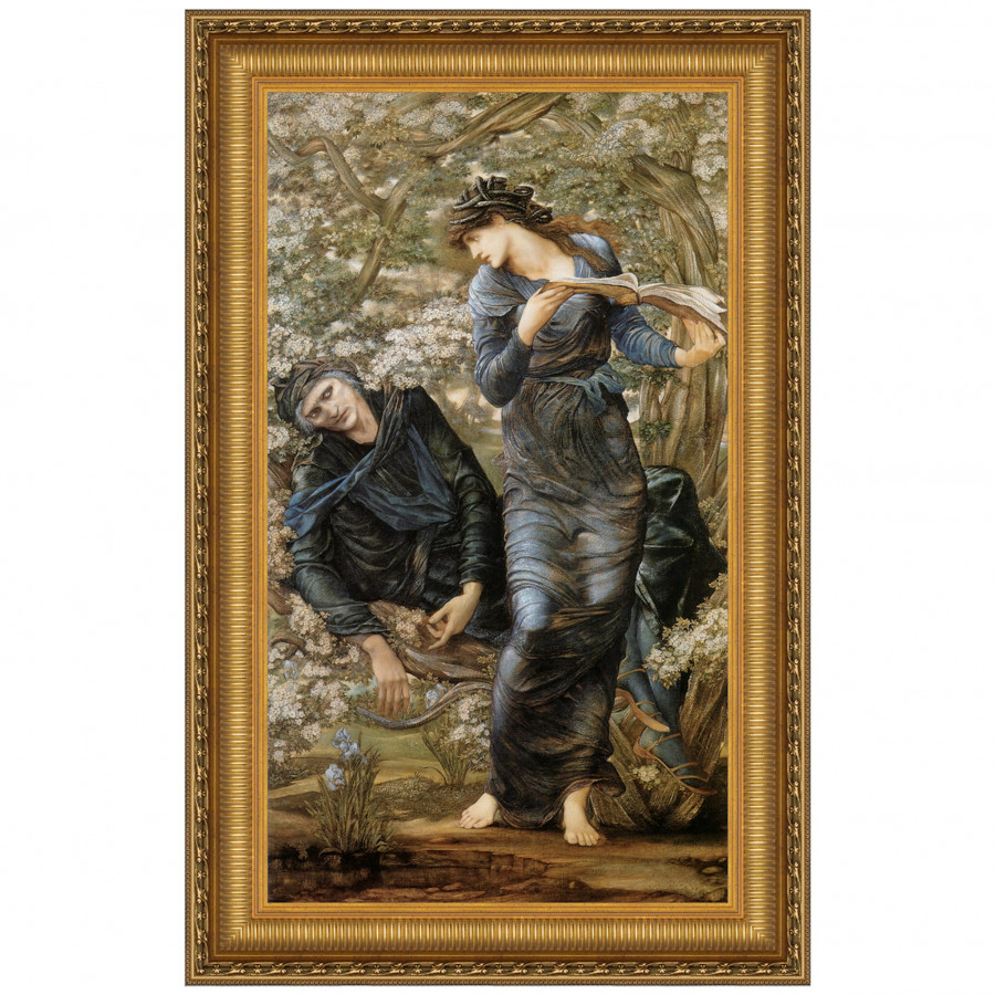 Toscano - The Beguiling of Merlin Framed Canvas Replica Painting