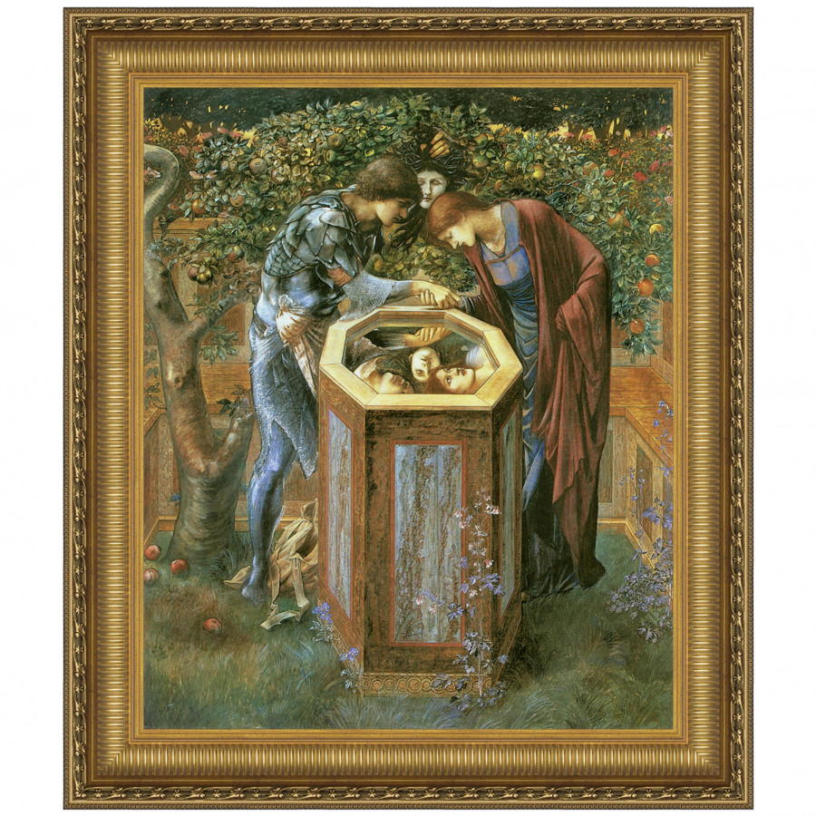 Toscano The Baleful Head Framed Canvas Replica Painting - Large