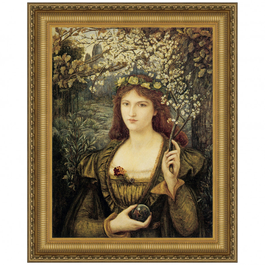 Toscano - Madonna Pietra degli Scrovigni Framed Canvas Replica Painting