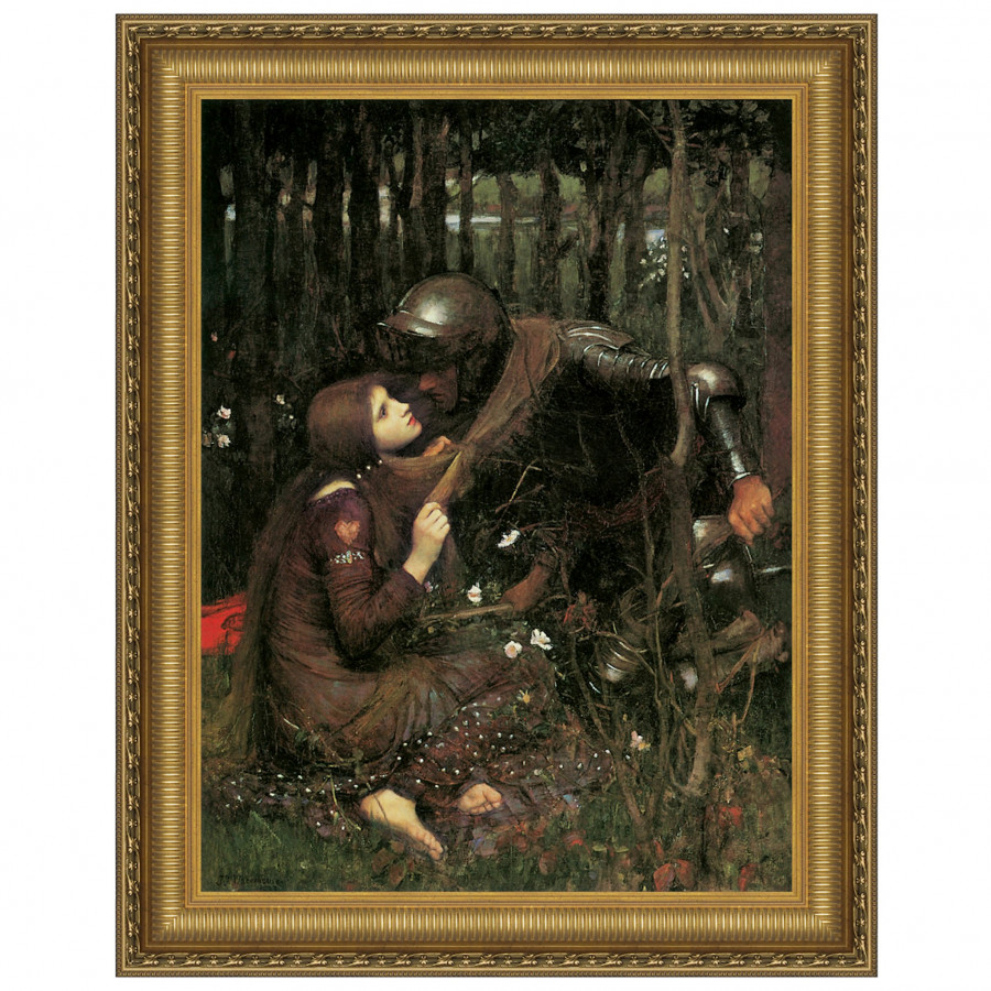 Toscano - La Belle Dame Sans Merci 1893 Framed Canvas Replica Painting