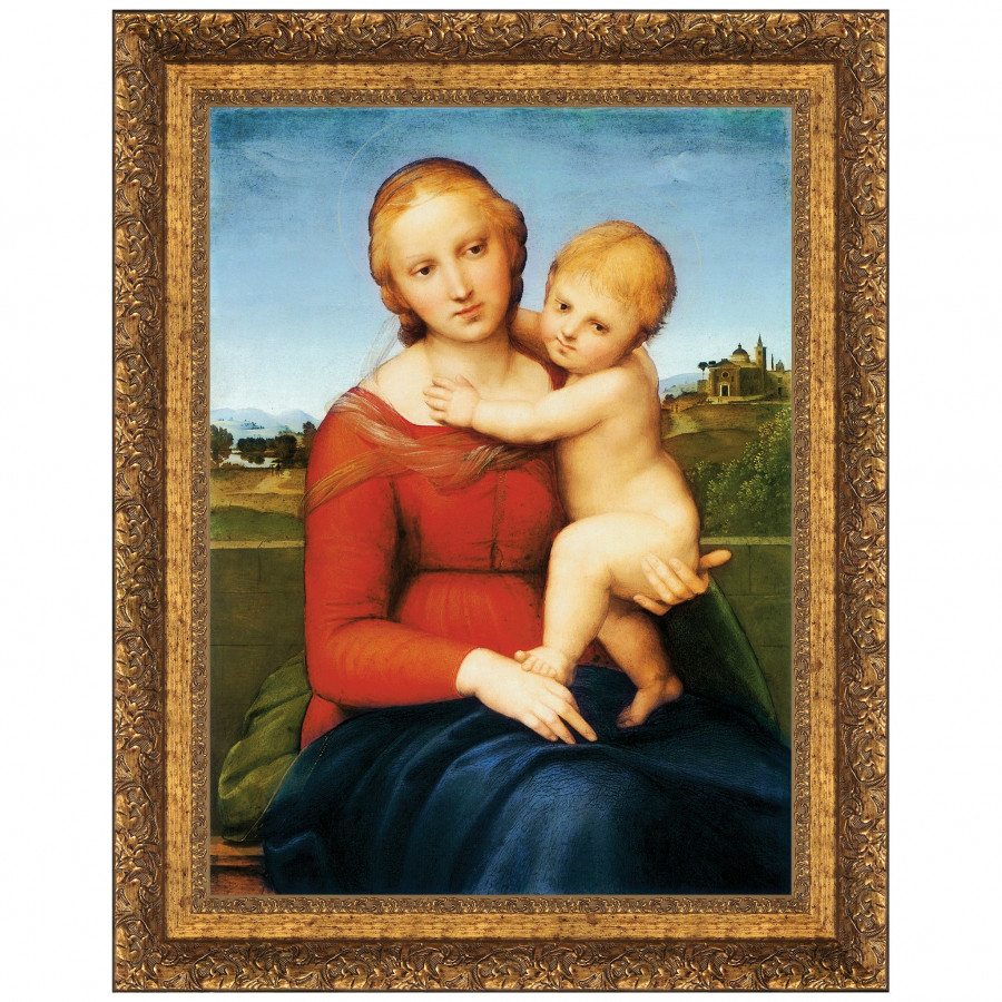 Toscano - Madonna and Child (Cowper Madonna) Framed Canvas Replica Painting