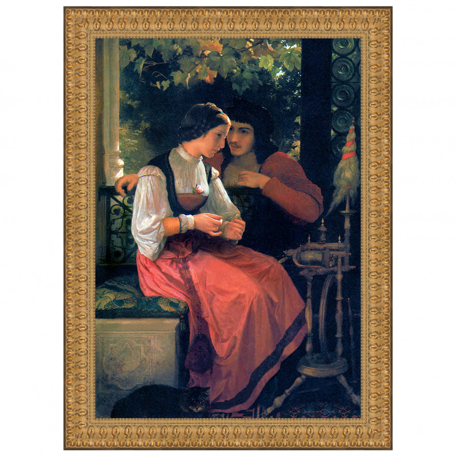 Toscano - The Proposal Framed Canvas Replica Painting