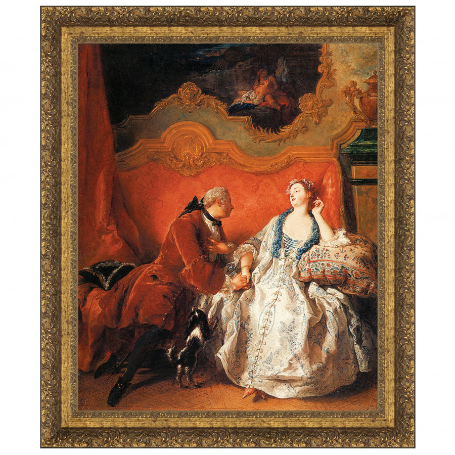Toscano - The Declaration of Love Framed Canvas Replica Painting