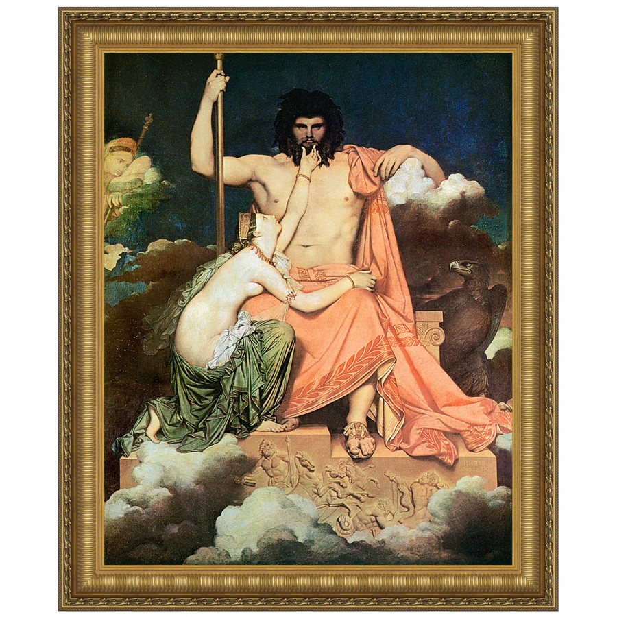 Toscano - Jupiter and Thetis Framed Canvas Replica Painting