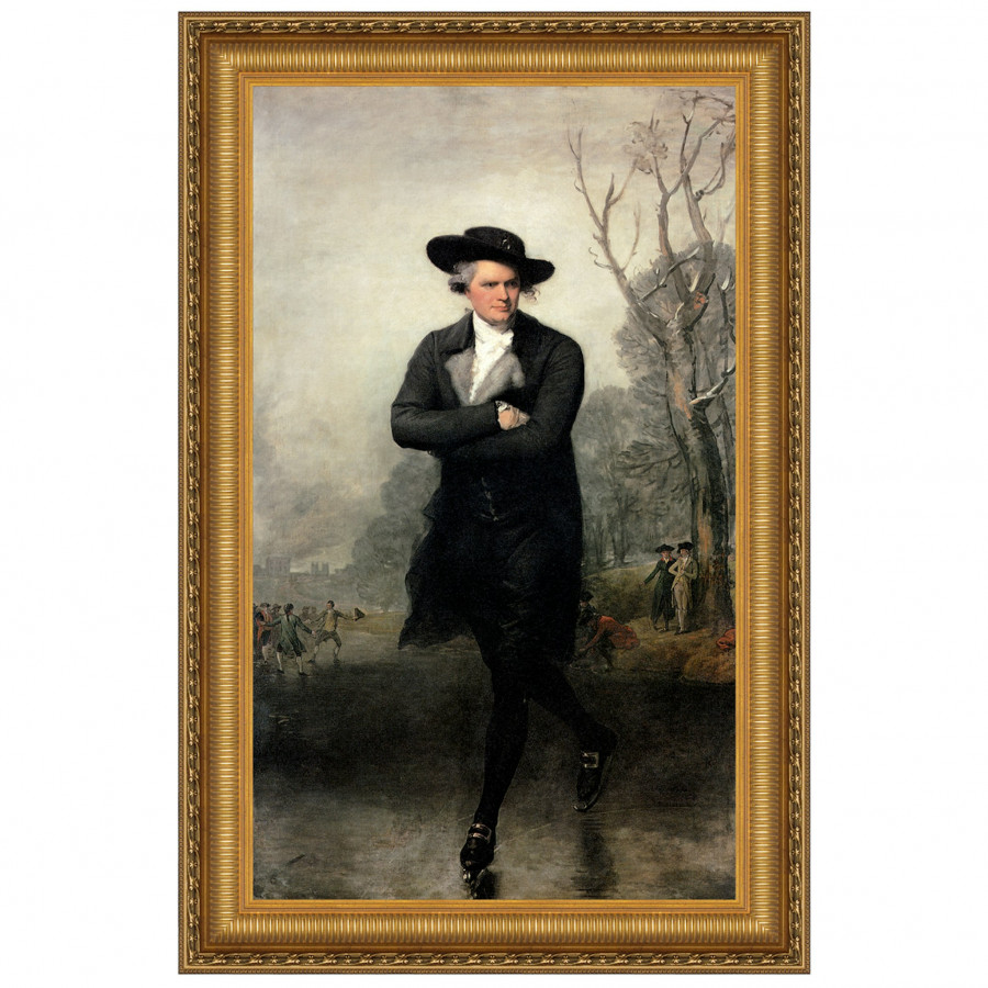 Toscano - The Skater Framed Canvas Replica Painting