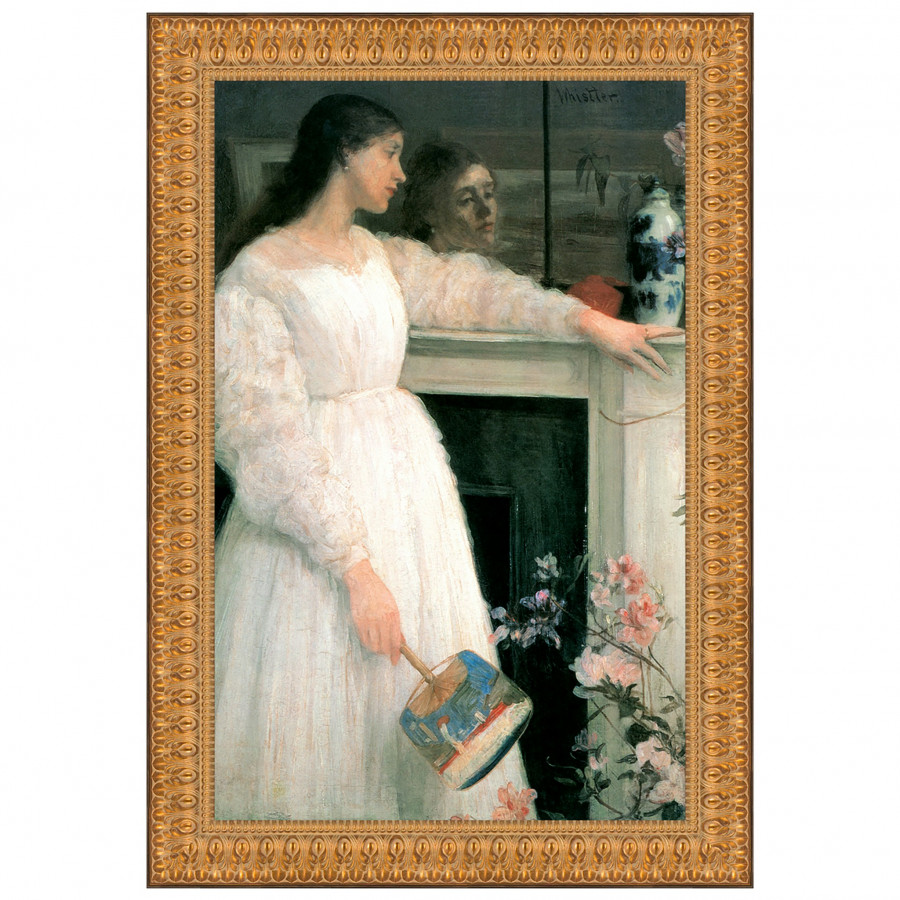 Toscano - Symphony in White No 2 Framed Canvas Replica Painting