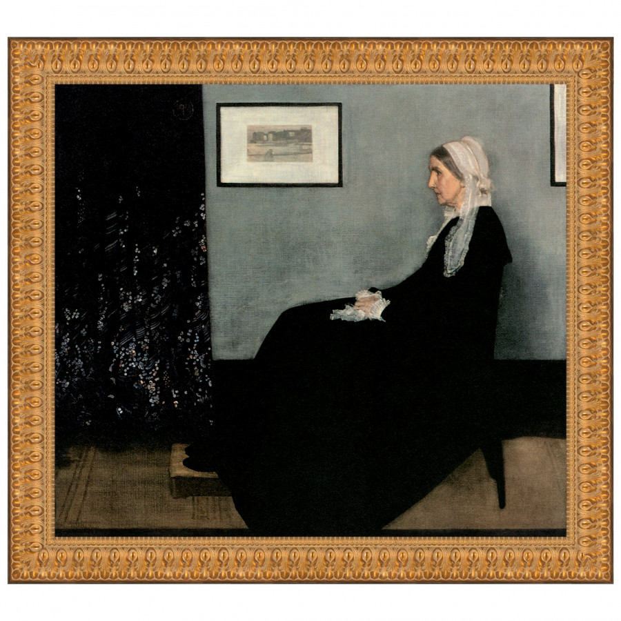 Toscano - Portrait of the Artist Mother Framed Canvas Replica Painting