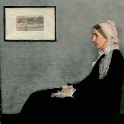 Toscano Portrait of the Artist Mother Framed Canvas Replica Painting - Grande