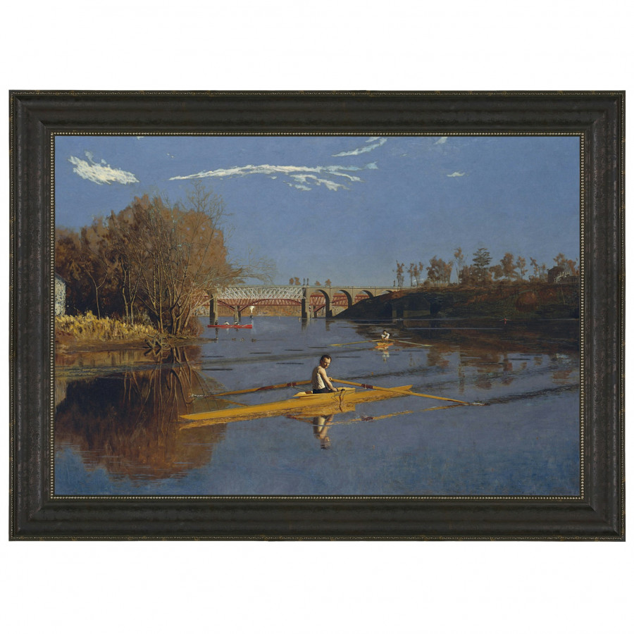Toscano - Champion Single Sculls Framed Canvas Replica Painting