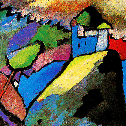 Toscano Improvisation IX Framed Canvas Replica Painting - Grande