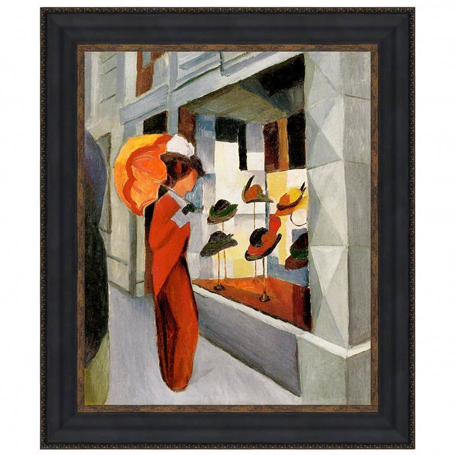 Toscano - The Milliners Framed Canvas Replica Painting