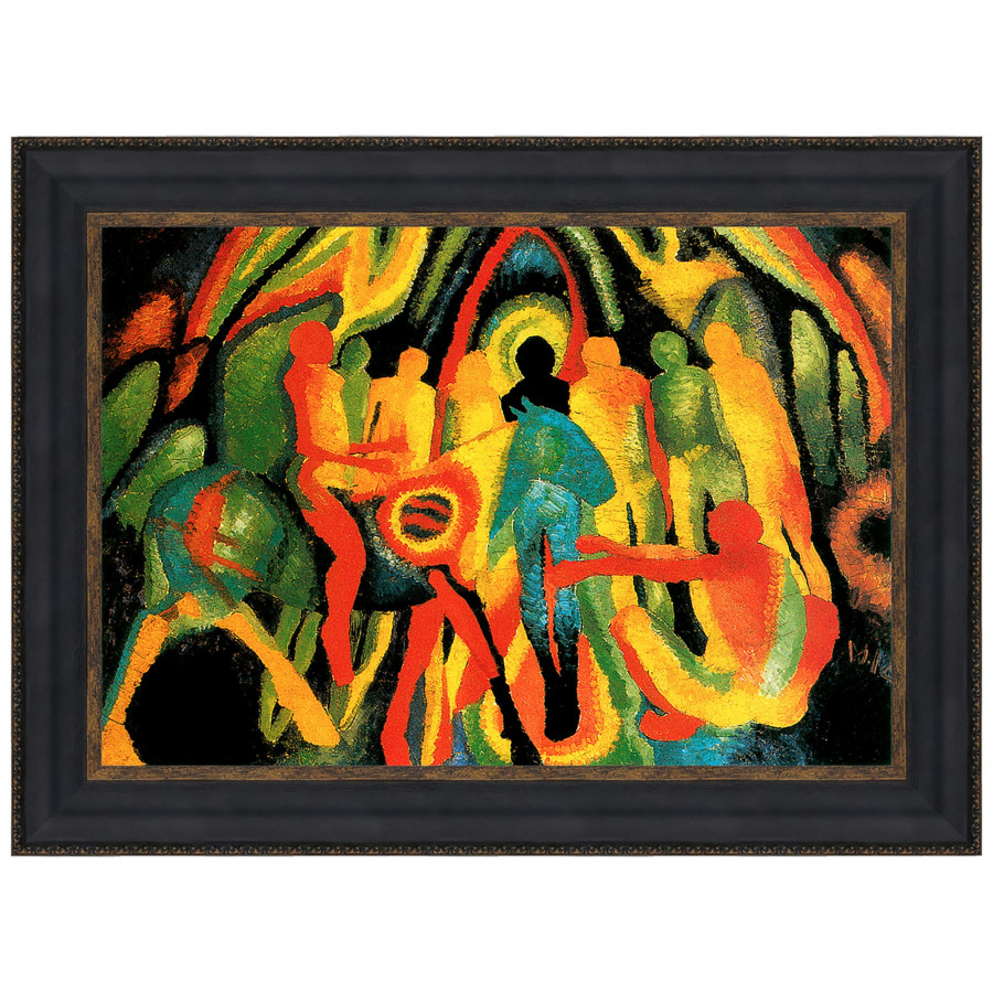 Toscano - Entry into Jerusalem Framed Canvas Replica Painting