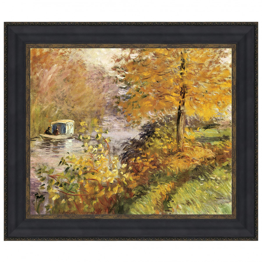 Toscano - The Studio Boat Framed Canvas Replica Painting
