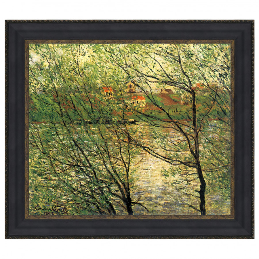 Toscano - Isle Grande-Jatte on the Seine Framed Canvas Replica Painting