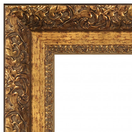 Toscano Artist Garden at Vetheuil Framed Canvas Replica Painting - Small