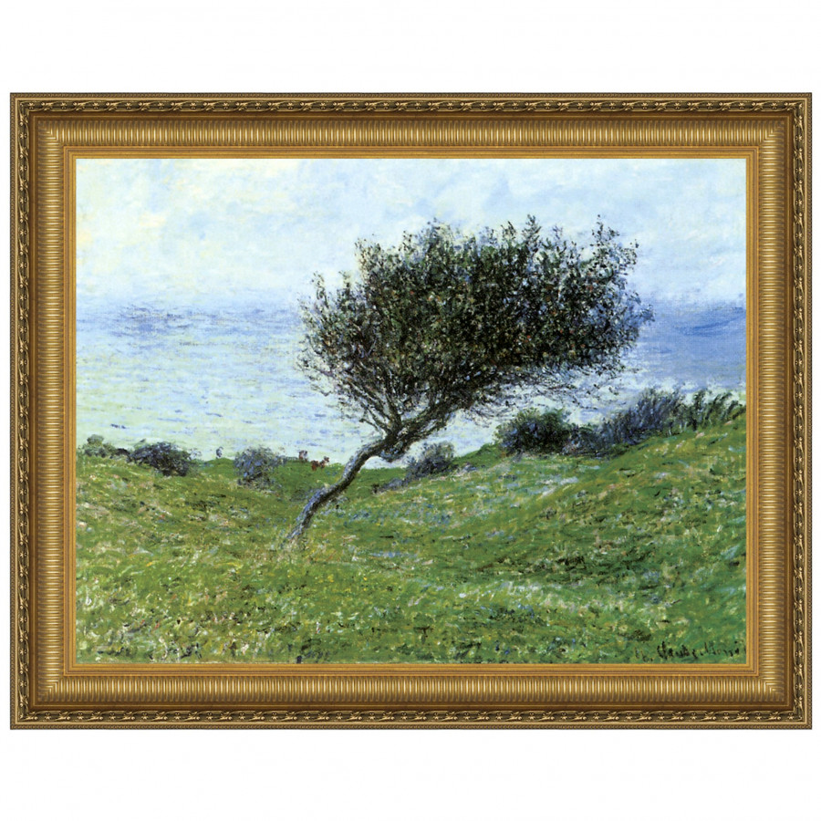 Toscano - Seacoast at Trouville Framed Canvas Replica Painting