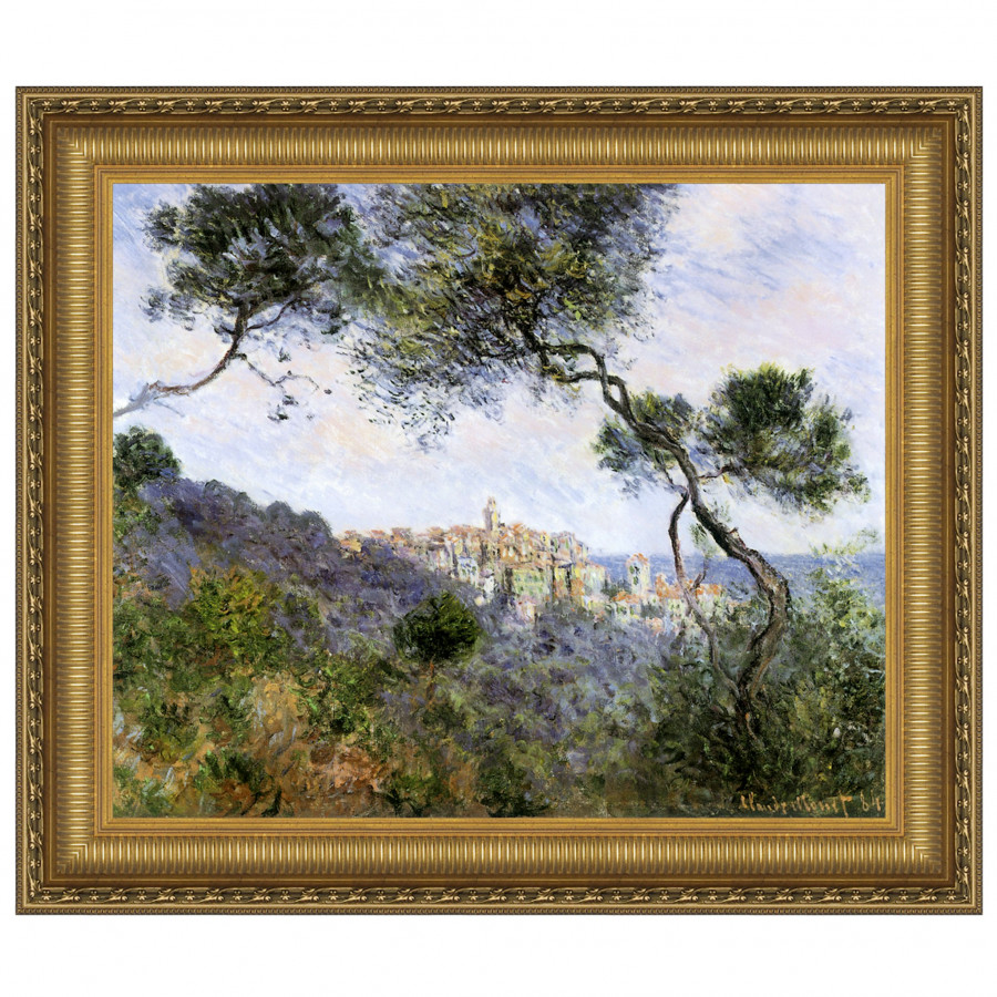 Toscano Bordighera Italy Framed Canvas Replica Painting - Medium