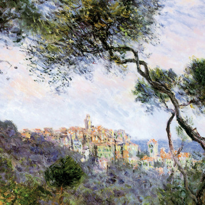 Toscano - Bordighera Italy Framed Canvas Replica Painting