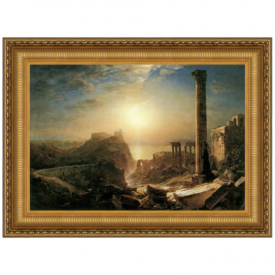 Toscano Syria by the Sea Framed Canvas Replica Painting - Grande
