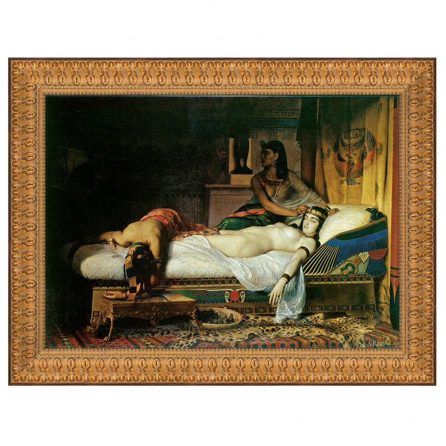 Toscano - Death of Cleopatra Framed Canvas Replica Painting