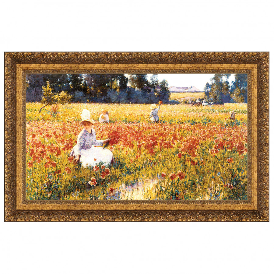 Toscano In Flanders Field Framed Canvas Replica Painting - Medium