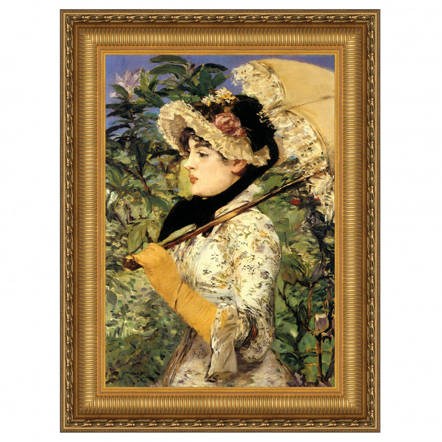 Toscano - Jeanne (Spring) Framed Canvas Replica Painting
