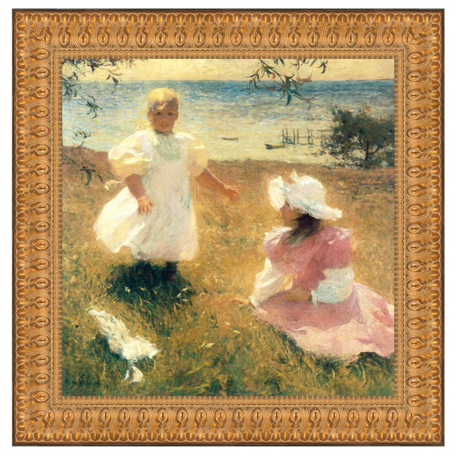 Toscano - The Sisters Framed Canvas Replica Painting