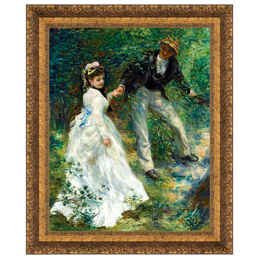 Toscano - La Promenade Framed Canvas Replica Painting