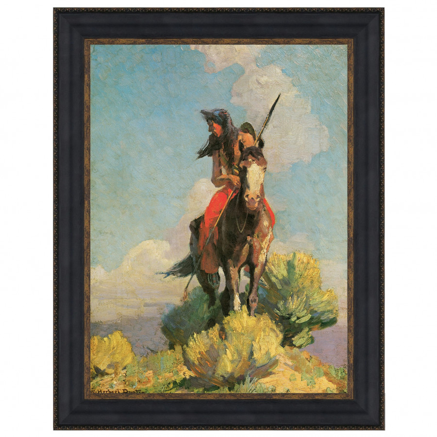 Toscano - Crow Outlier Framed Canvas Replica Painting