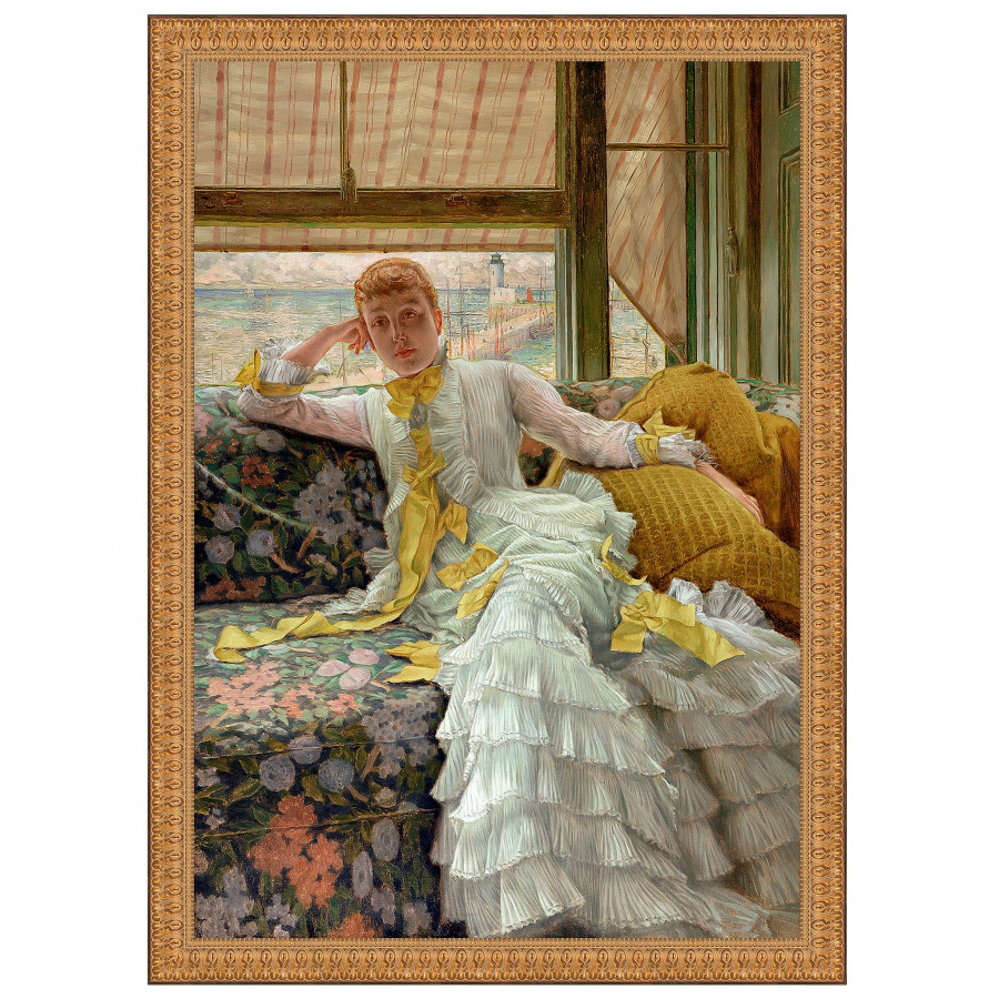 Toscano - Seaside Framed Canvas Replica Painting