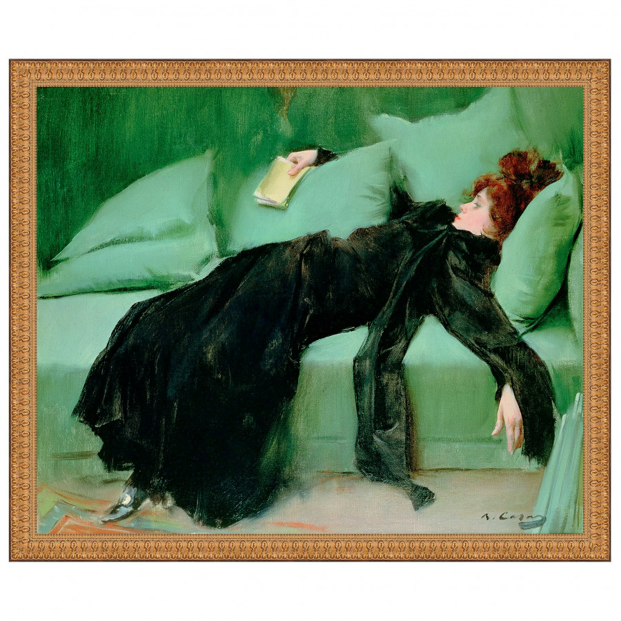 Toscano - After the Ball (Young Decadent) Framed Canvas Replica Painting