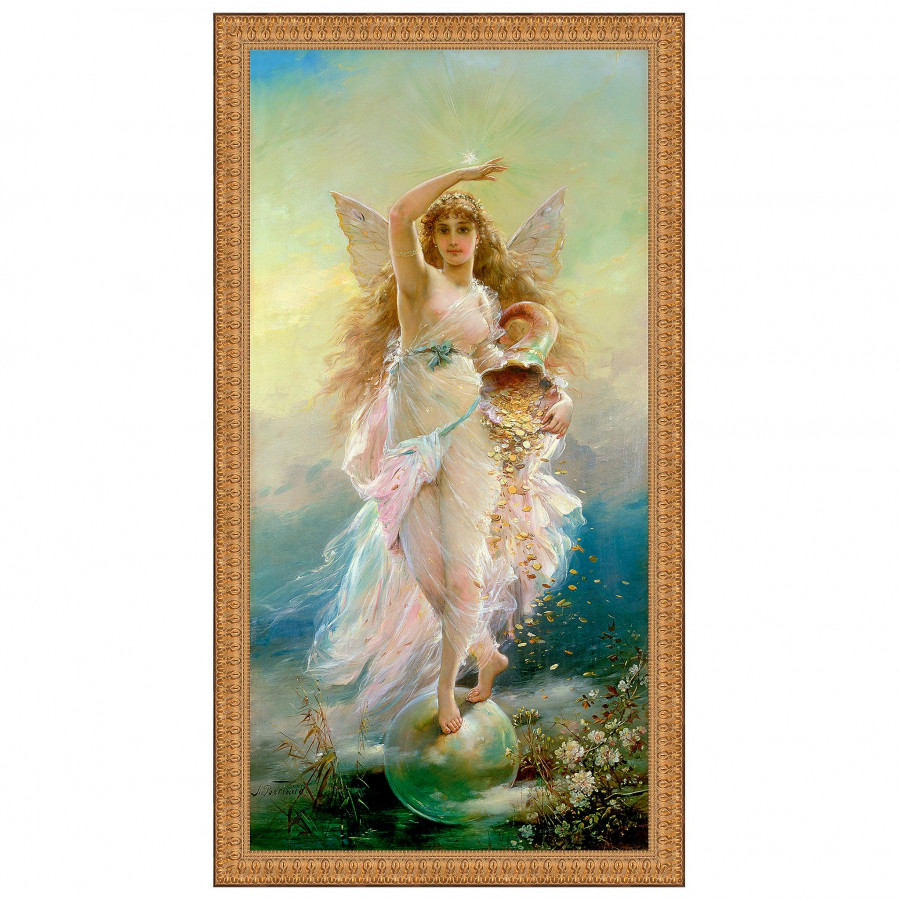 Toscano - Fortuna Framed Canvas Replica Painting