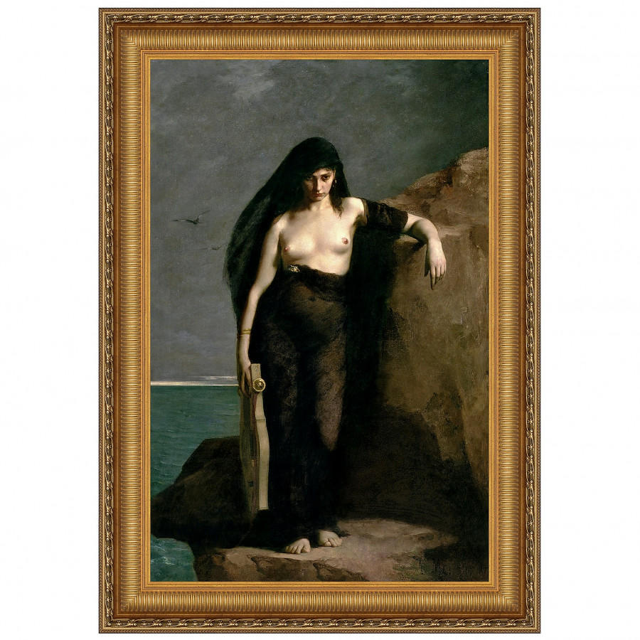 Toscano - Sappho Framed Canvas Replica Painting