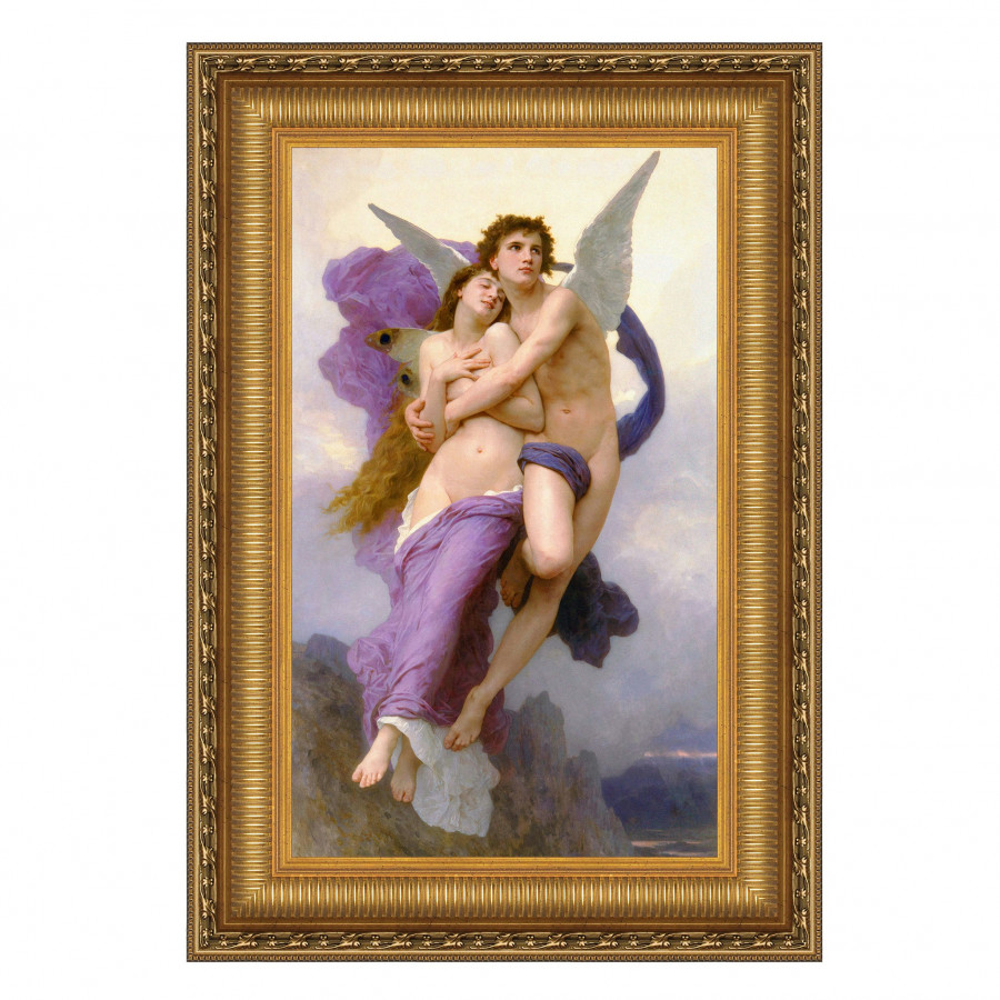 Toscano - Le Ravissement d Psyche Framed Canvas Replica Painting