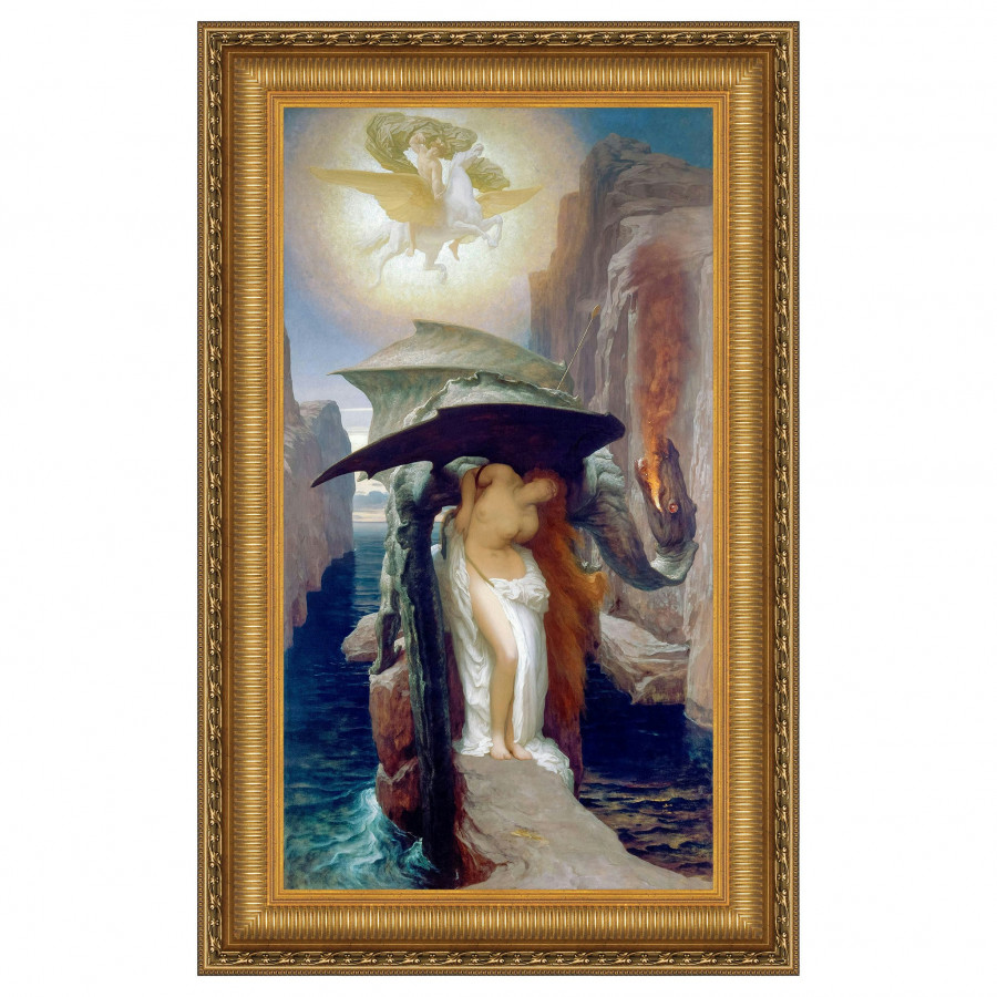 Toscano - Perseus and Andromeda Framed Canvas Replica Painting