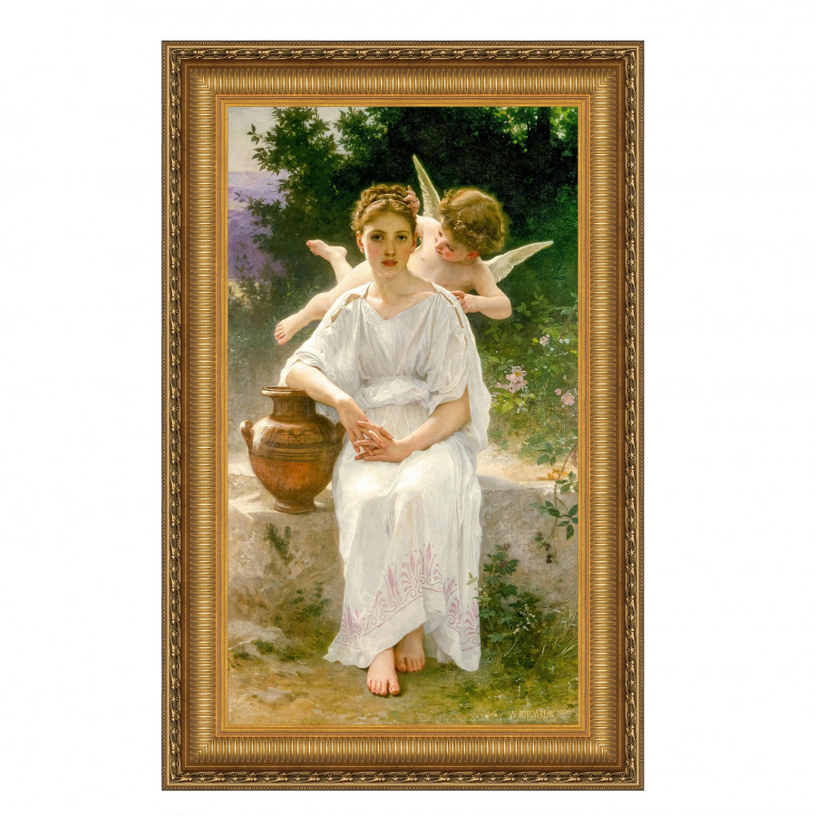 Toscano - Whisperings of Love Framed Canvas Replica Painting