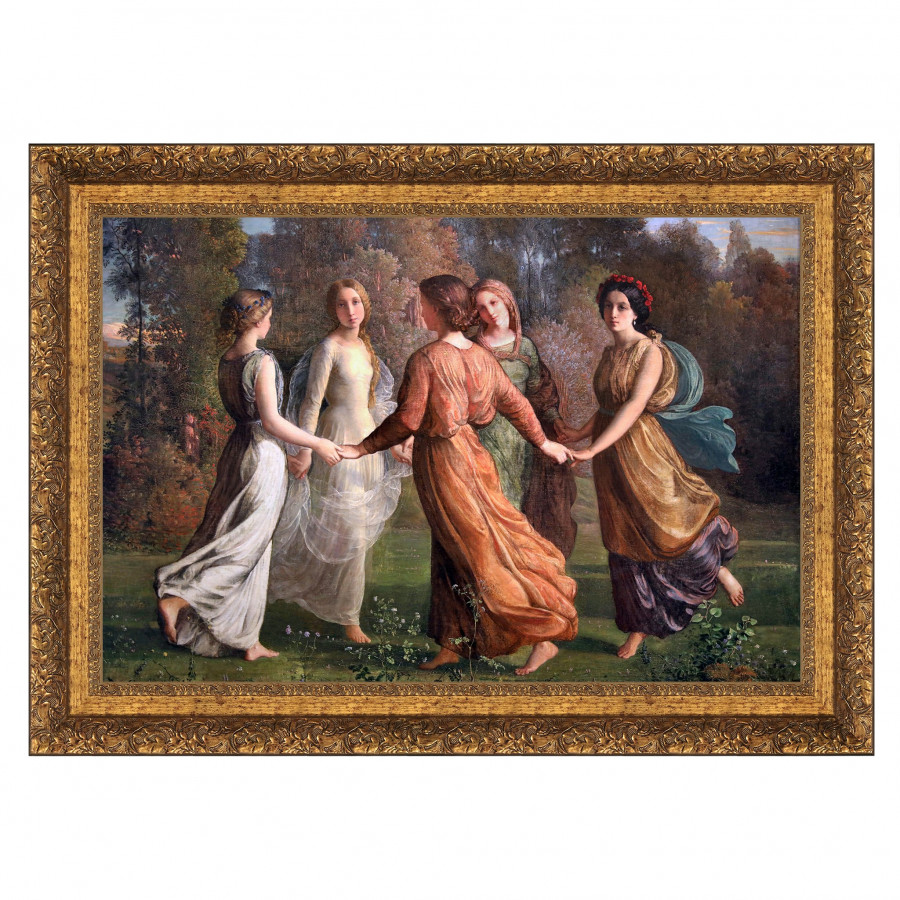 Toscano - The Poem of the Soul Framed Canvas Replica Painting